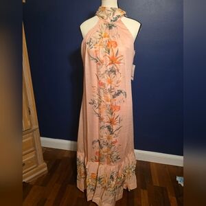 Taylor Pink Floral Maxi Dress